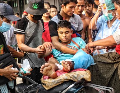 Miniatura: Mjanma. Najkrwawszy dzień protestów od...