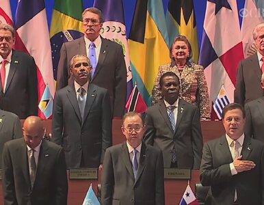 Miniatura: Szczyt w Panamie. Prezydenci USA i Kuby...