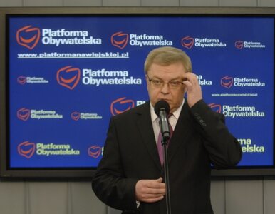 Miniatura: Chlebowski pojawił się w Sejmie. Po dwóch...