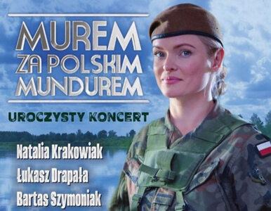 Miniatura: Koncert TVP Murem za Polskim Mundurem....