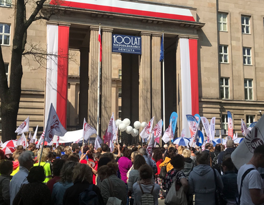 Miniatura: „Mamy dość”. Protest nauczycieli w Warszawie