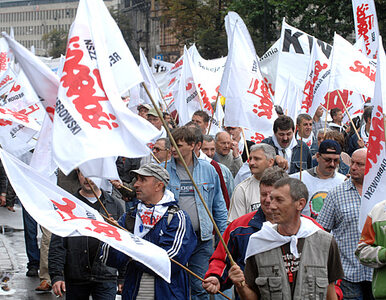 Miniatura: Związki zawodowe zawiesiły prace w...
