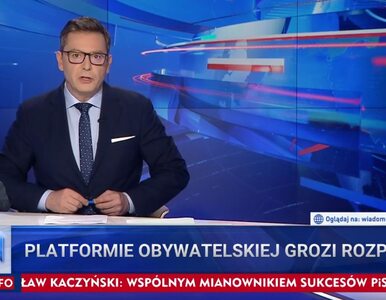Miniatura: „Wiadomości” TVP o powrocie Tuska....