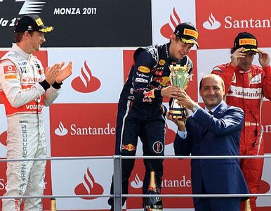 Miniatura: Ministrowie wyrywali sobie puchar dla Vettela