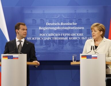 Miniatura: Miedwiediew i Merkel otworzą Gazociąg...
