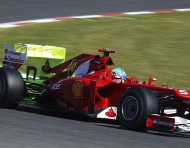 Miniatura: Alonso najszybszy w pierwszym treningu