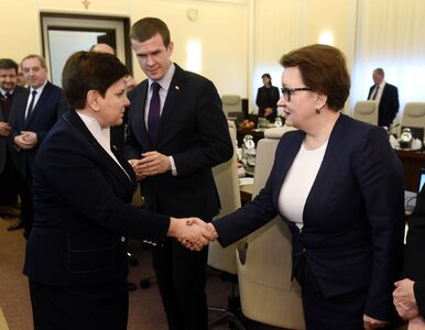 Miniatura: Konferencja premier Szydło ws. reformy...