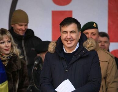 Miniatura: Saakaszwili wyjechał do Holandii. Chce się...