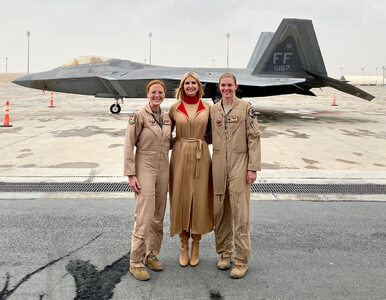 Miniatura: Ivanka Trump odwiedziła bazę wojskową USA...