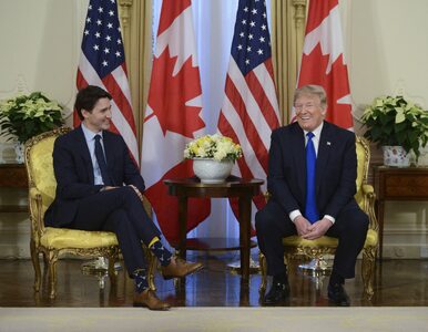 Miniatura: Macron, Johnson i Trudeau wyśmiali Trumpa?...