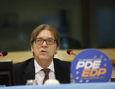Miniatura: Guy Verhofstadt przedstawia kolejny...