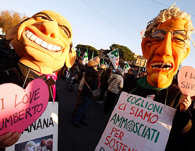 Miniatura: Rzym protestuje przeciw Berlusconiemu