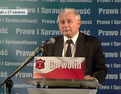 Miniatura: Kaczyński o "bardzo dziwnych...