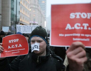 Miniatura: "ACTA to anachronizm. Wszystkich nie da...