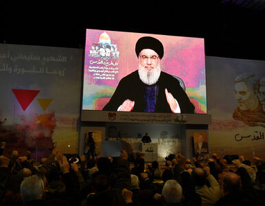 Miniatura: Lider Hezbollahu grozi Izraelowi....