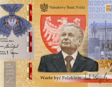 Miniatura: „Warto być Polakiem”. Banknot z Lechem...