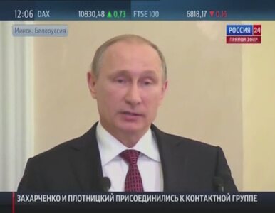 Miniatura: Putin: Udało nam się porozumieć. Sądzę, że...