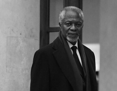 Miniatura: Kofi Annan nie żyje. Był laureatem...