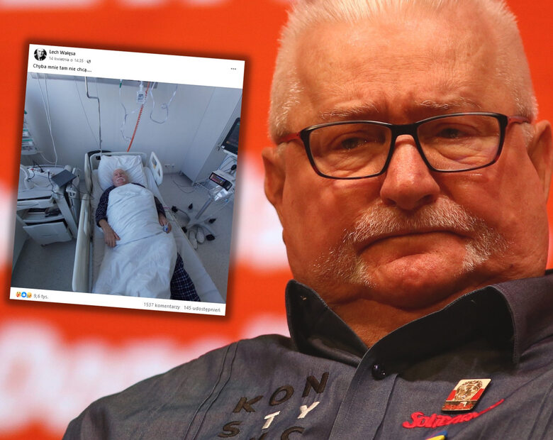 Miniatura: Wałęsa trafił do szpitala. „Czuł się...