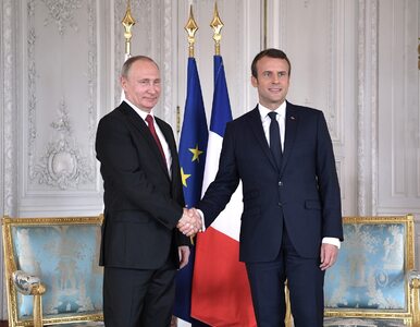 Miniatura: Macron przyjął Putina. Ten zaczął od...