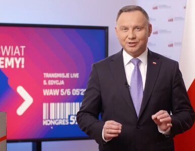 Miniatura: Andrzej Duda otworzył Kongres 590: Jestem...