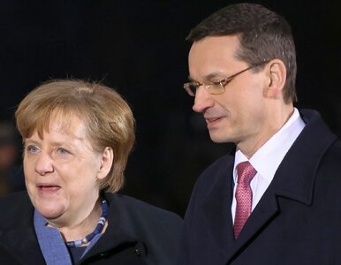 Miniatura: Merkel rozmawiała z Morawieckim o kryzysie...