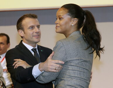 Miniatura: Rihanna i Emmanuel Macron jednoczą siły....