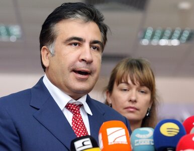 Miniatura: Saakaszwili: przegrałem, przechodzę do...