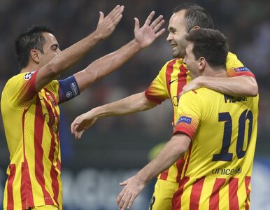 Miniatura: Messi, Xavi i Iniesta najlepszym trio w...