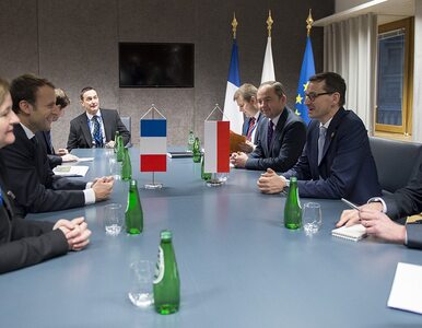 Miniatura: Spotkanie Morawiecki-Macron. Tematem...