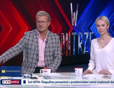 Miniatura: Jarosław Jakimowicz w TVP Info kpił z...
