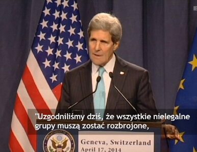 Miniatura: Kerry: Nielegalne grupy muszą zostać...