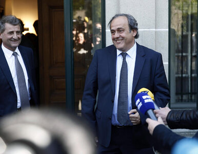 Miniatura: Były prezydent UEFA Michel Platini...