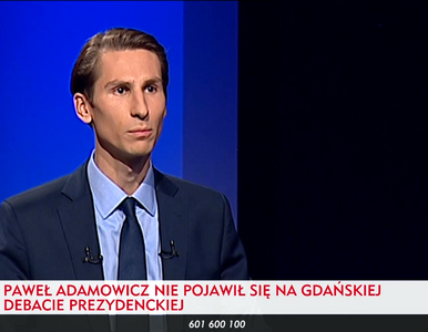 Miniatura: Adamowicz zrezygnował z debaty w TVP....