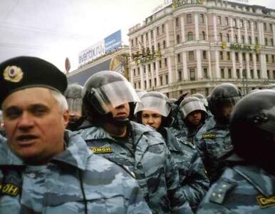 Miniatura: Milicja rozgoniła demonstrację opozycji w...