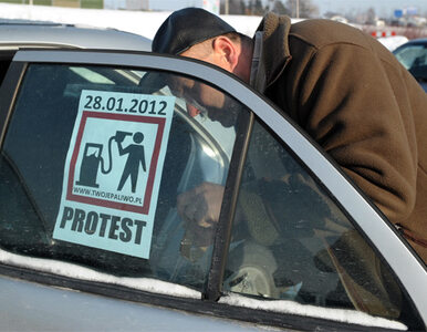 Miniatura: Marszałek protestuje z kierowcami. "Nic by...