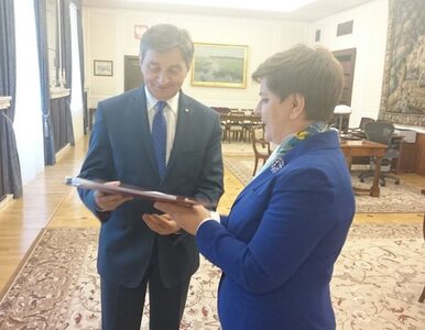 Miniatura: Premier Beata Szydło złożyła projekt...