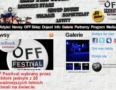 Miniatura: Katowicki OFF Festival wśród najlepszych...
