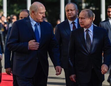 Miniatura: Straszny Putin ze strasznym Łukaszenką. I...