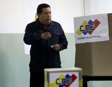 Miniatura: Chavez: uszanuję każdy wynik wyborów