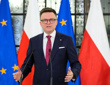 Miniatura: Marszałek Sejmu o słowach Kaczyńskiego....