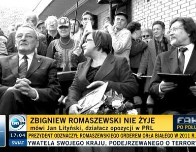 Lityński: Współpraca z Romaszewskim była jednym z najważniejszych etapów...