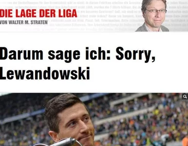 Miniatura: "Bild" przeprosił Lewandowskiego