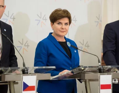 Miniatura: Premier po spotkaniu Grupy Wyszehradzkiej....