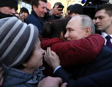 Miniatura: Takie sceny z udziałem Putina to rzadkość....