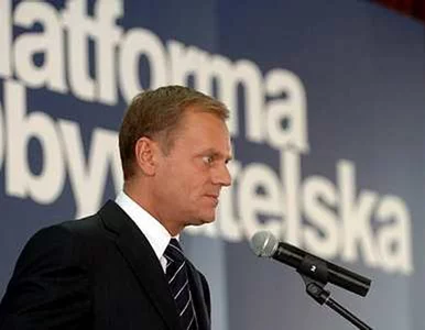 Miniatura: Tusk wściekły na Platformę