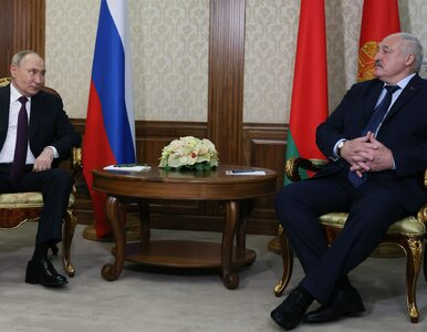 Miniatura: Ten moment spotkania Putina z Łukaszenką...