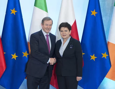 Miniatura: Szydło po spotkaniu z premierem Irlandii:...