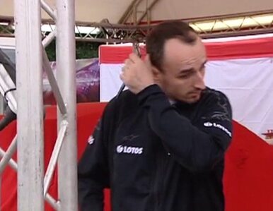 Miniatura: Kubica szykuje się do ostatniego startu w...