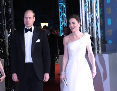 Para książęca na gali BAFTA 2019. Kate założyła biżuterię księżnej Diany